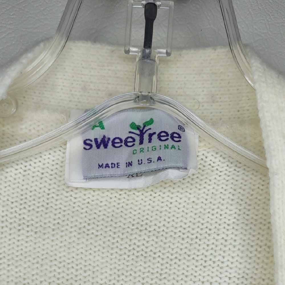 Sweet Tree Cream Sweater Vest Women's Size XL Vintage - Picture 5 of 9